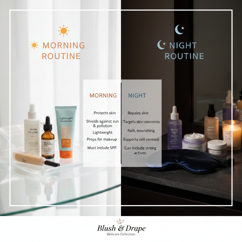 Why Your Morning and Night Skincare Routines Shouldn’t Be the Same