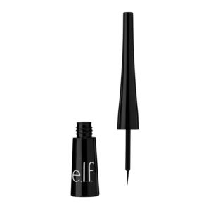 e.l.f. Liquid Eyeliner – Jet Black | High-Pigment, Smudge-Proof