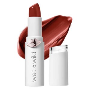Wet n Wild Mega Last High-Shine Lipstick – Nourishing Creamy Shine, Crimson Crime