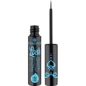 essence | Lash Princess Liquid Eyeliner Waterproof Black | Smudge Proof, Matte Eyeliner with Ultra-Fine Brush Tip | Vegan & Cruelty Free