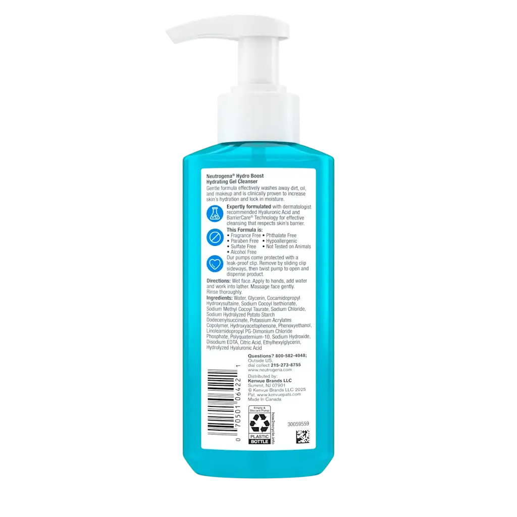 Neutrogena HYDRO BOOST HYDRATING GEL CLEANSER - Image 3